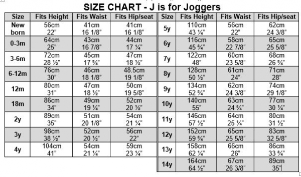 Sizing – LittleKiwisCloset